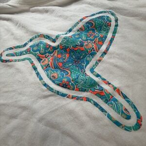 BIRDDOGS Womens T Shirt Large White Graphic Print Short Sleeve‎ Stretch